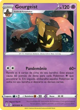 Gourgeist 77 Céus em Evolução