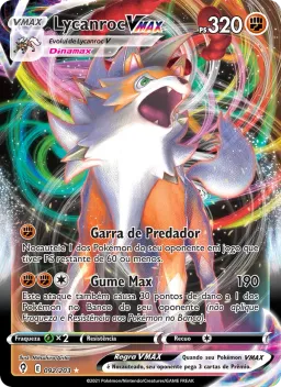 Lycanroc VMAX 92 Céus em Evolução