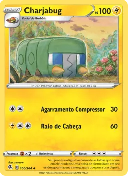 Charjabug 100 Golpe Fusão
