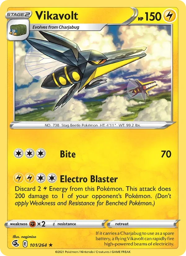Vikavolt 101/264 Golpe Fusão