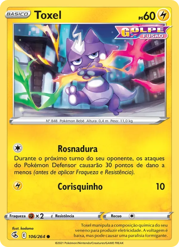 Toxel 106/264 Golpe Fusão
