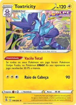 Toxtricity 108 Golpe Fusão