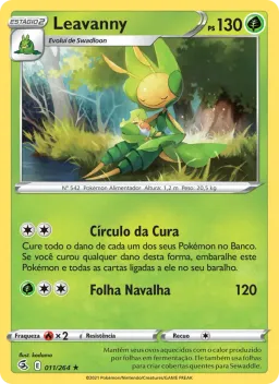 Leavanny 11 Golpe Fusão