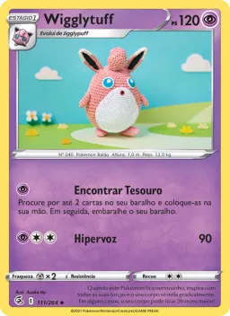 Wigglytuff 111 Golpe Fusão