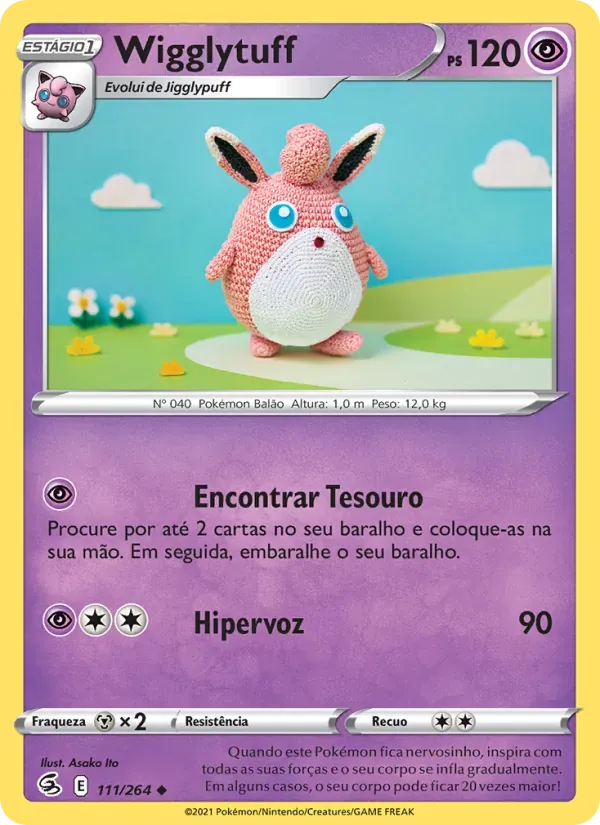 Wigglytuff 111/264 Golpe Fusão