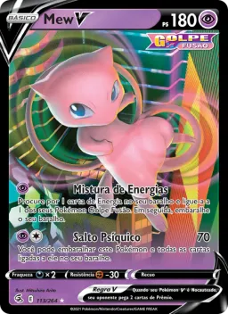 Mew V 113 Golpe Fusão