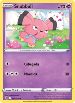 Snubbull 115 Golpe Fusão