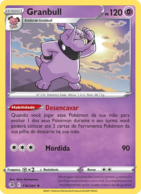Granbull 116/264 Golpe Fusão