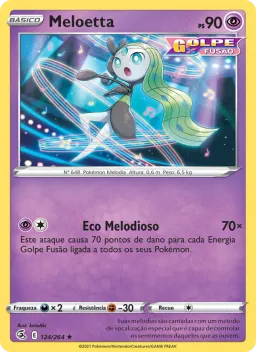 Meloetta 124 Golpe Fusão
