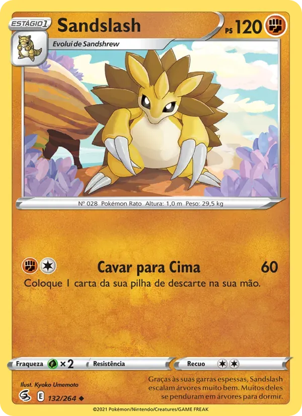 Sandslash 132/264 Golpe Fusão