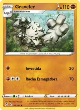 Graveler 136 Golpe Fusão