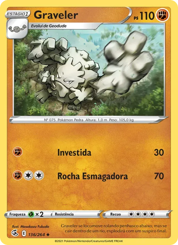 Graveler 136/264 Golpe Fusão