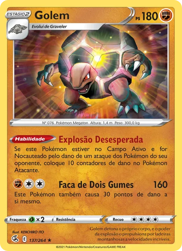 Golem 137/264 Golpe Fusão