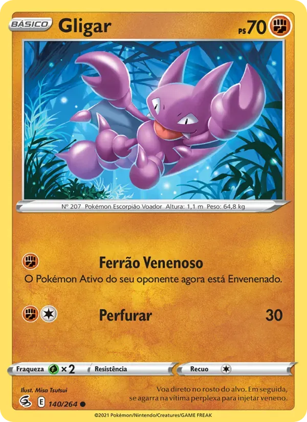 Gligar 140/264 Golpe Fusão