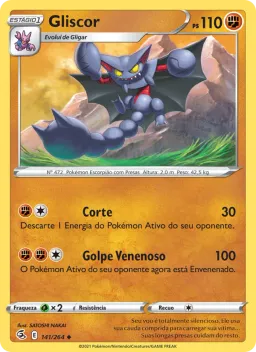 Gliscor 141 Golpe Fusão