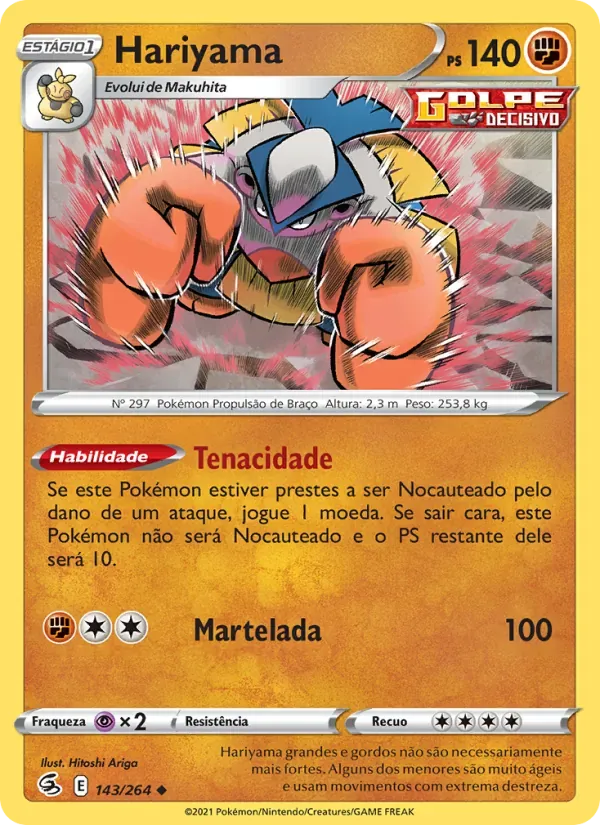 Hariyama 143/264 Golpe Fusão