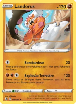 Landorus 148 Golpe Fusão