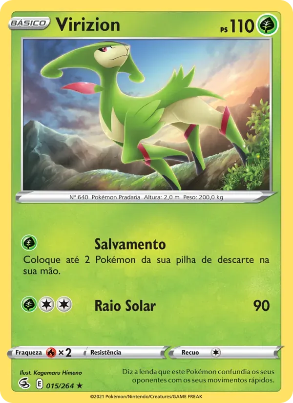 Virizion 15/264 Golpe Fusão