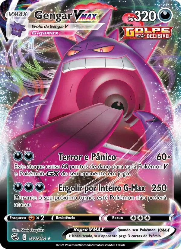 Gengar VMAX 157/264 Golpe Fusão