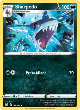 Sharpedo 163 Golpe Fusão