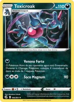 Toxicroak 166 Golpe Fusão