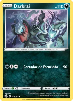 Darkrai 167 Golpe Fusão