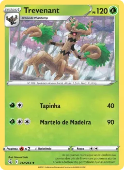 Trevenant 17 Golpe Fusão