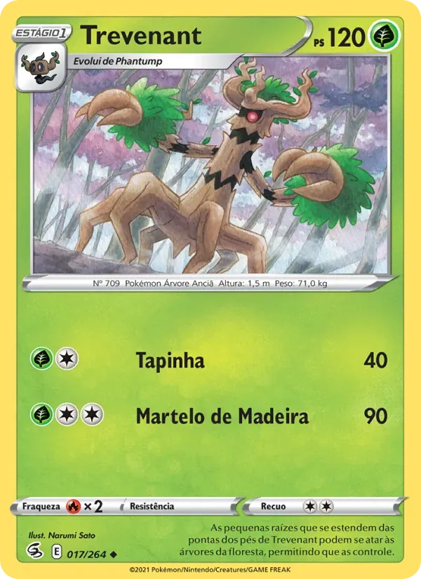 Trevenant 17/264 Golpe Fusão