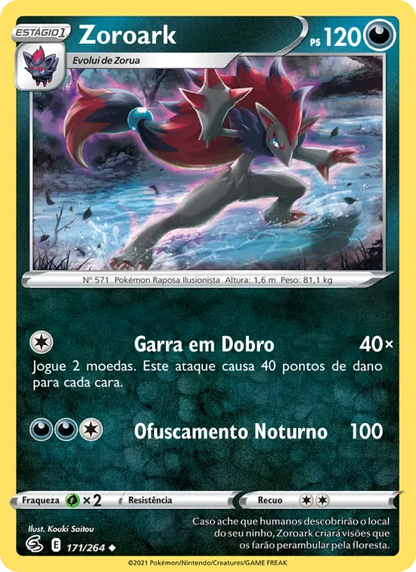 Zoroark 171/264 Golpe Fusão