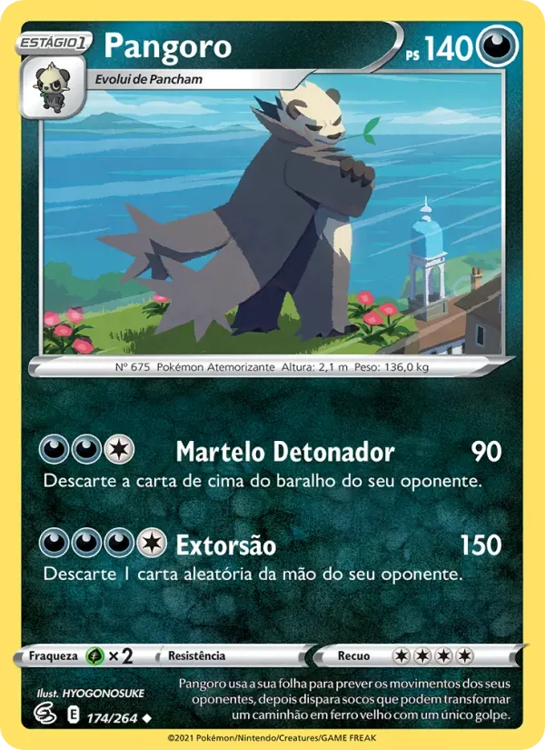 Pangoro 174/264 Golpe Fusão