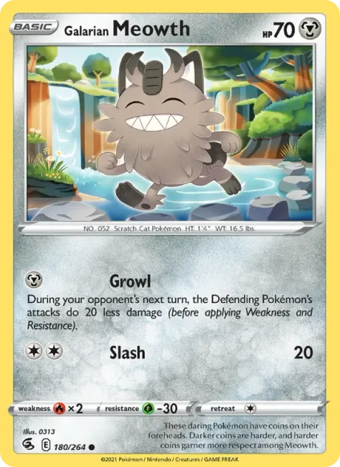 Meowth de Galar 180/264