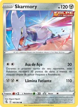 Skarmory 182 Golpe Fusão