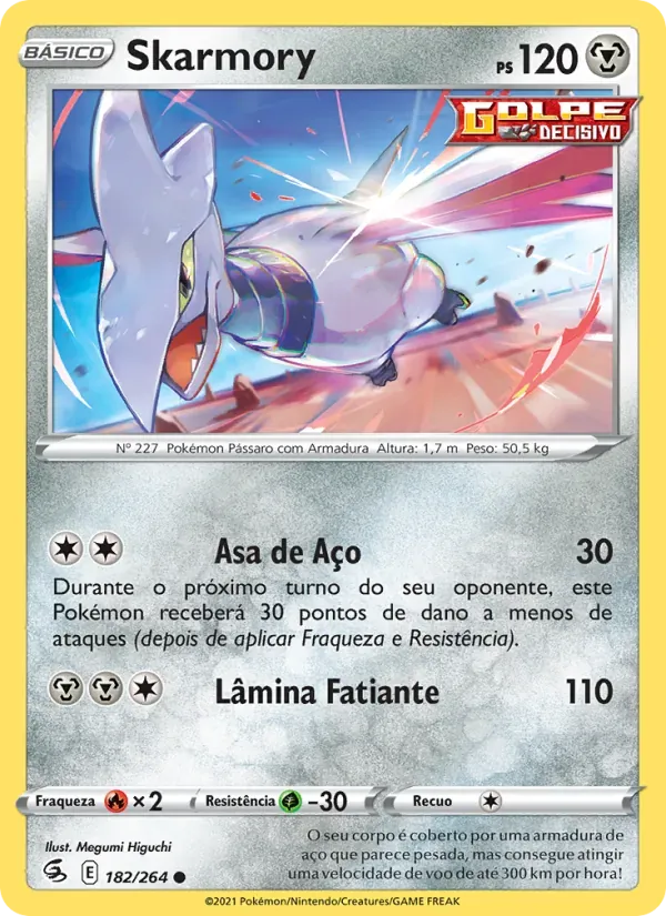Skarmory 182/264 Golpe Fusão