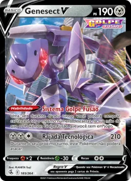 Genesect V 185 Golpe Fusão