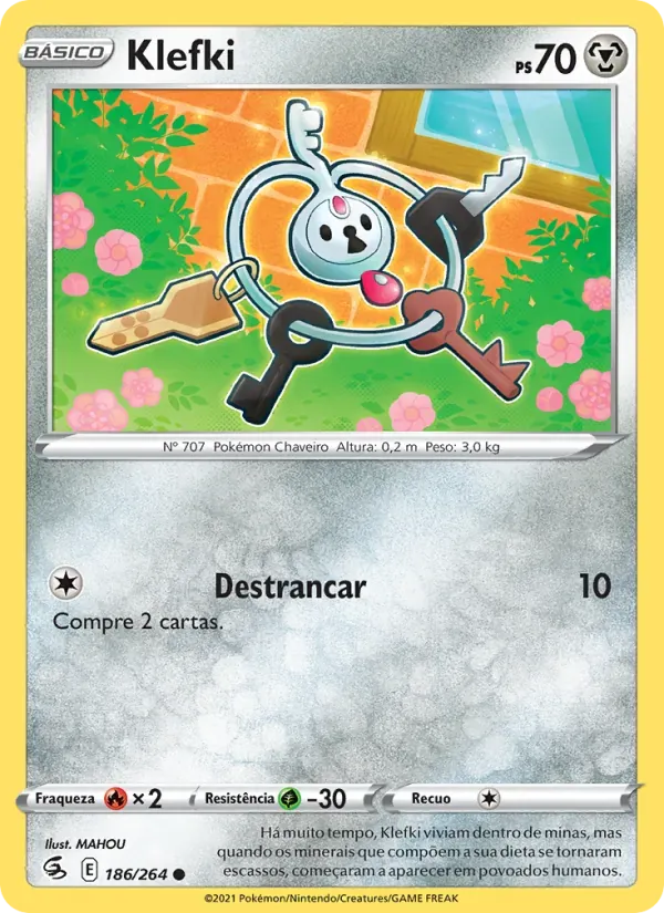 Klefki 186/264 Golpe Fusão