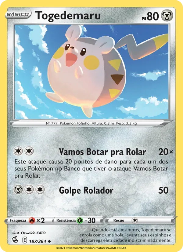 Togedemaru 187/264 Golpe Fusão