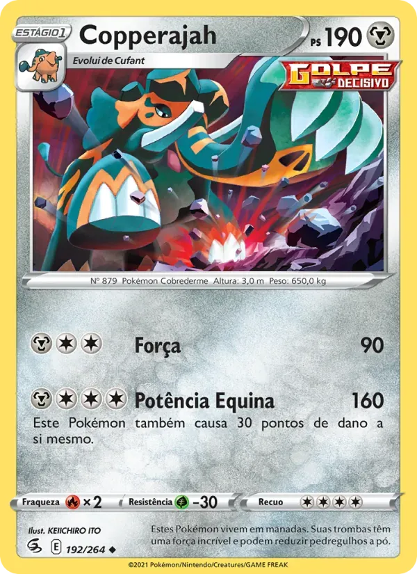 Copperajah 192/264 Golpe Fusão