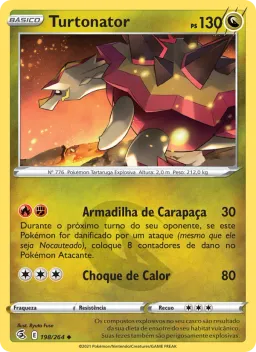 Turtonator 198 Golpe Fusão
