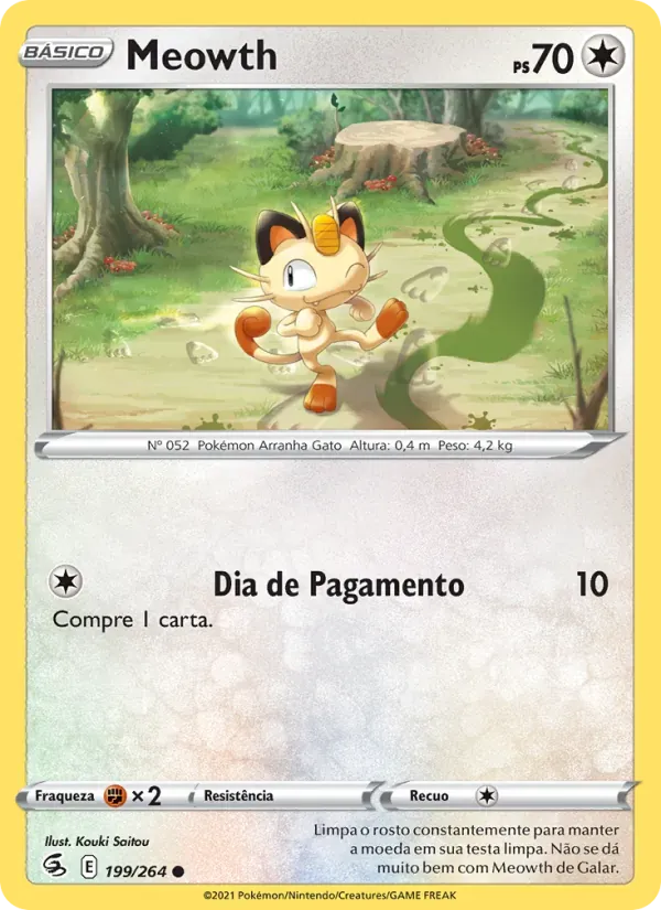 Meowth 199/264 Golpe Fusão