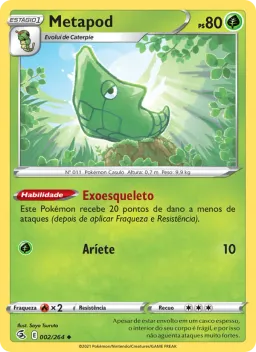Metapod 2 Golpe Fusão