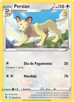Persian 200 Golpe Fusão