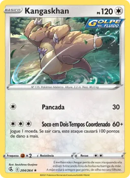 Kangaskhan 204 Golpe Fusão