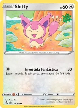 Skitty 210 Golpe Fusão