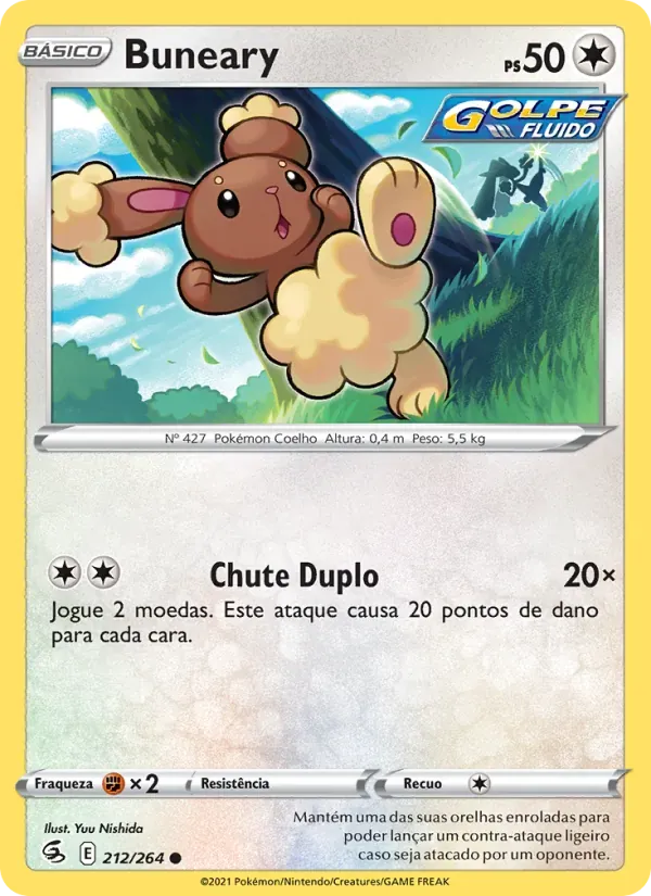 Buneary 212/264 Golpe Fusão
