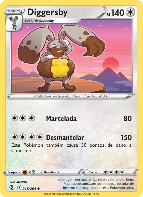 Diggersby 215/264 Golpe Fusão