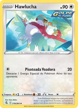 Hawlucha 216 Golpe Fusão