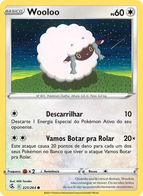 Wooloo 221/264 Golpe Fusão