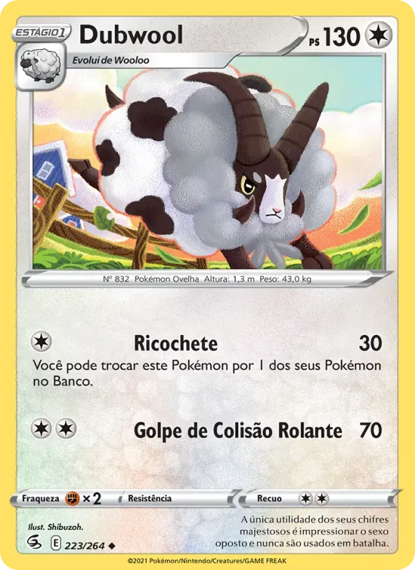 Dubwool 223/264 Golpe Fusão