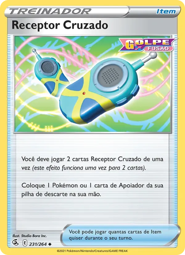Receptor Cruzado 231/264 Golpe Fusão
