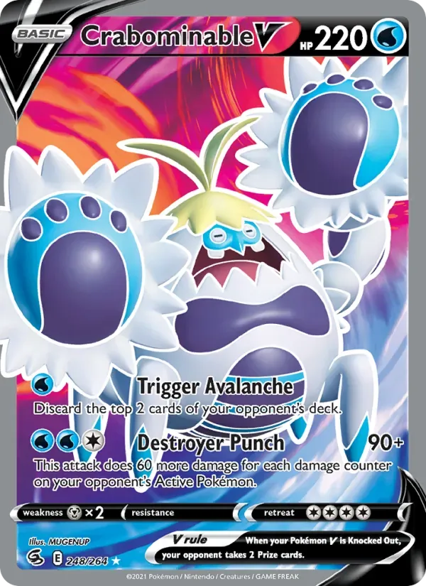 Crabominable V 248/264 Golpe Fusão